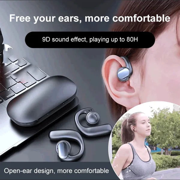 TWS Wireless Bone Conduction Digital Bluetooth Earbuds