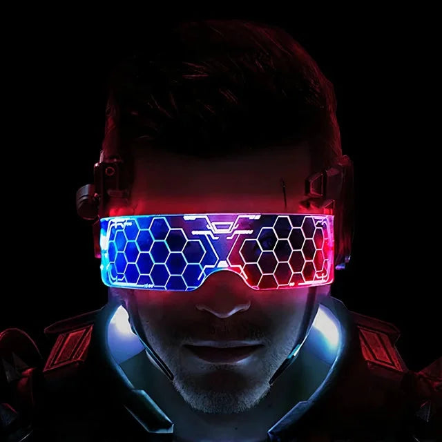 ✨ Clearance Sale-50% OFF💥LED Party Visor Glasses