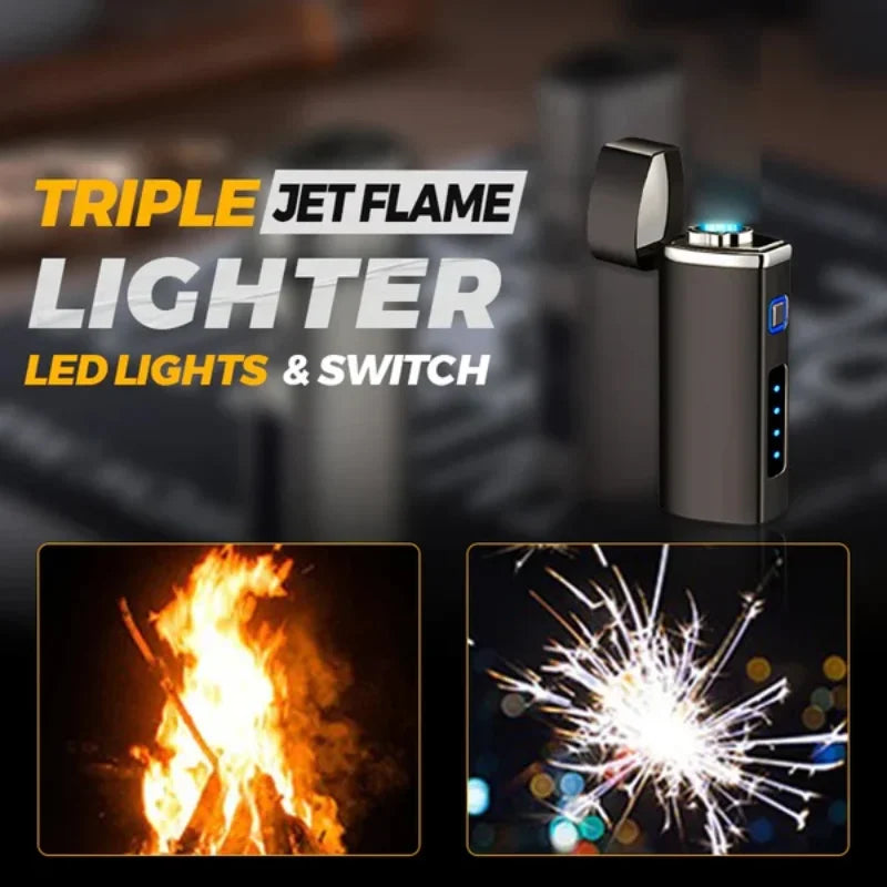 🔥Hot Sale 45% Off🔥Triple Jet Flame Lighter