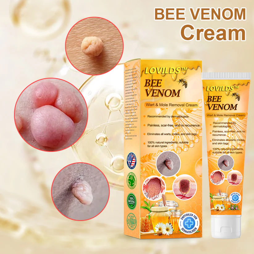 🌈LOVILDS™ Bee Venom Wart & Tag Removal Cream(👨‍⚕Suitable for all skin types)🐝(🔥BUY 1 GET 1)