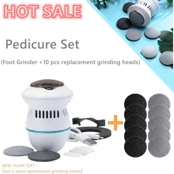 NEW ELECTRIC FOOT GRINDER SKIN HARD RUPTURE SKIN TRIMMER DEAD SKIN