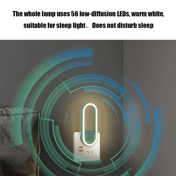 Ultrasonic Mosquito Killer With LED Sleeping Light