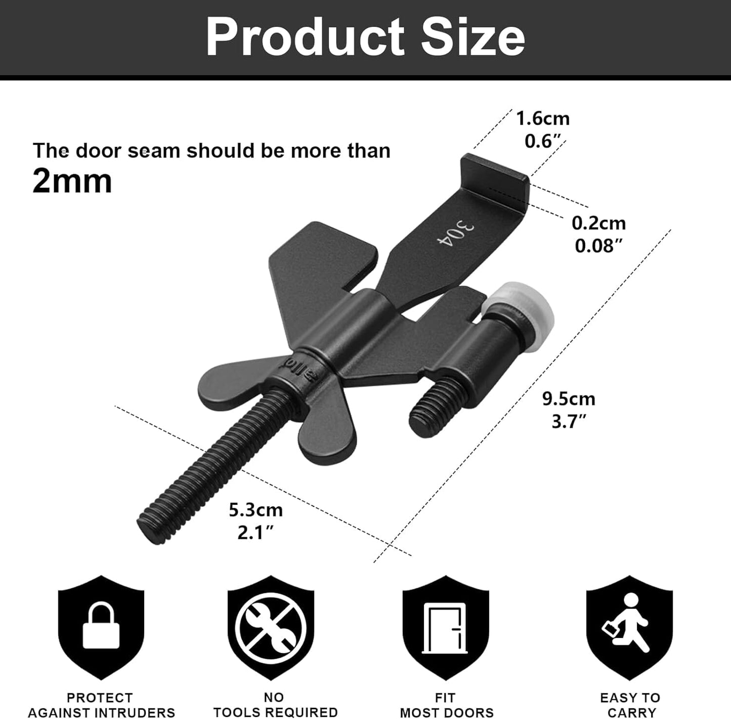 Remifa™ The Carry On Safety Door Lock PRO