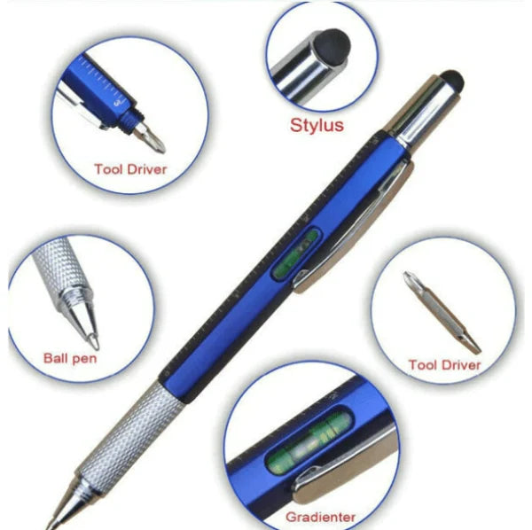 6 in 1 Multi-functional Stylus Pen