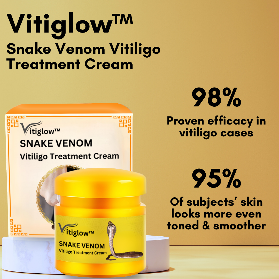 Vitiglow™ Snake Venom Vitiligo Treatment Cream - 👩‍⚕️ Recommended by Experts! 🔥 30-Days Money-Back Guarantee! 💰