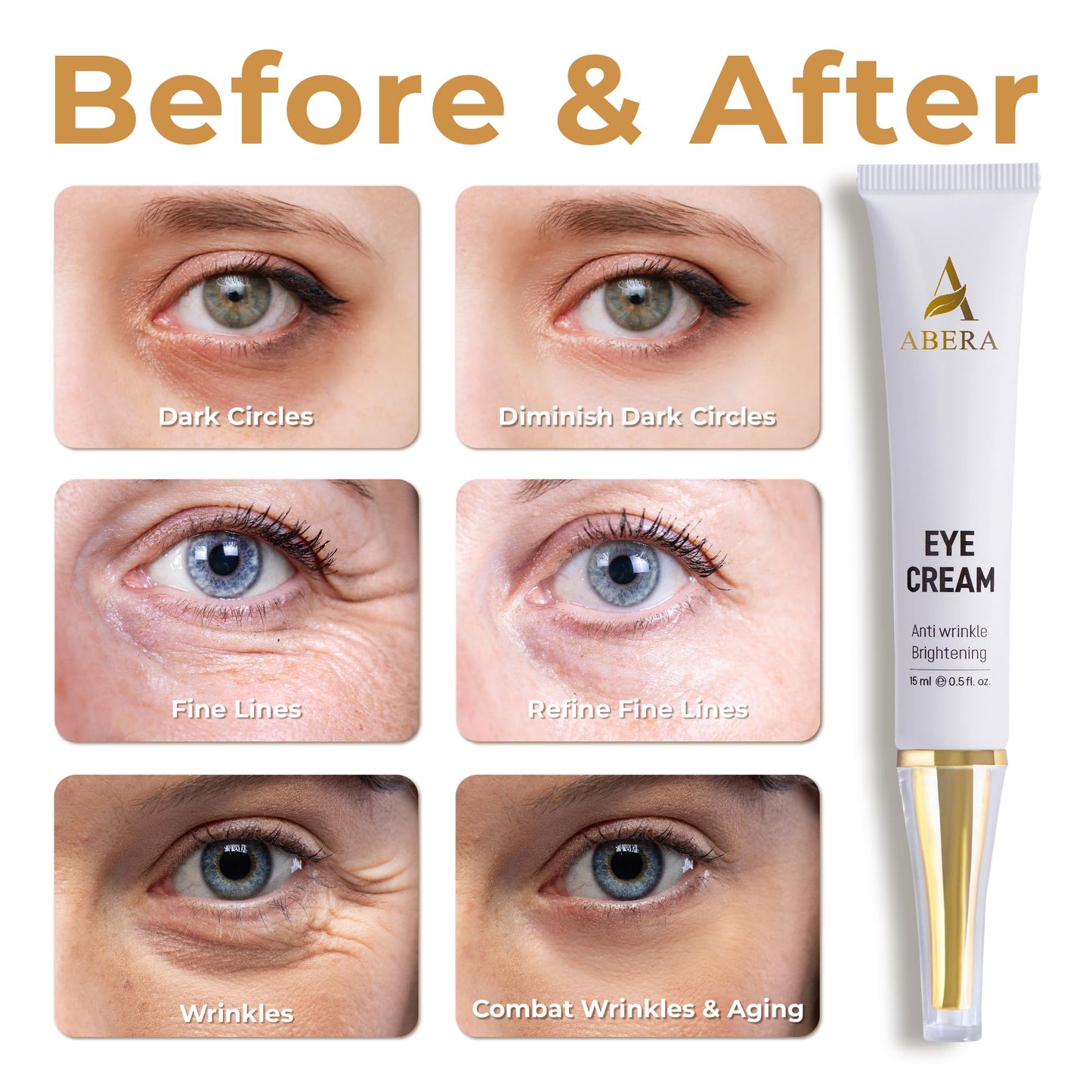 ABERA Natural Bringtening Eye Cream