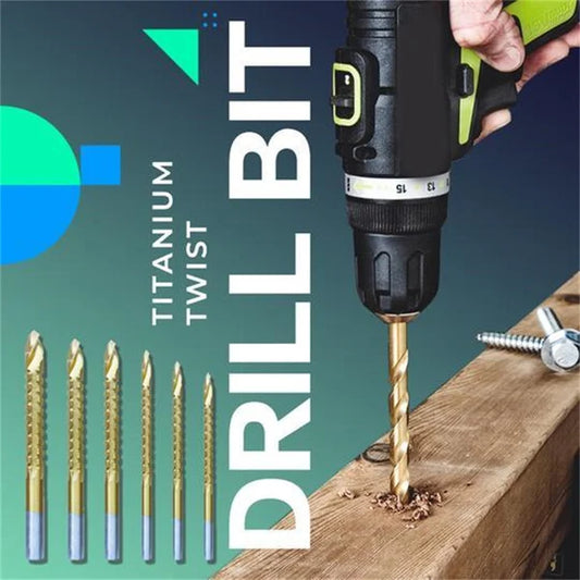 (🔥Hot Sale-48% OFF) -Twist Drill Bit Set Power Tool Accessories(6 Pcs/SET )