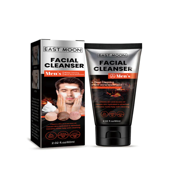 Men's Facial Deep Cleansing Pore Volcanic Rock Cleanser