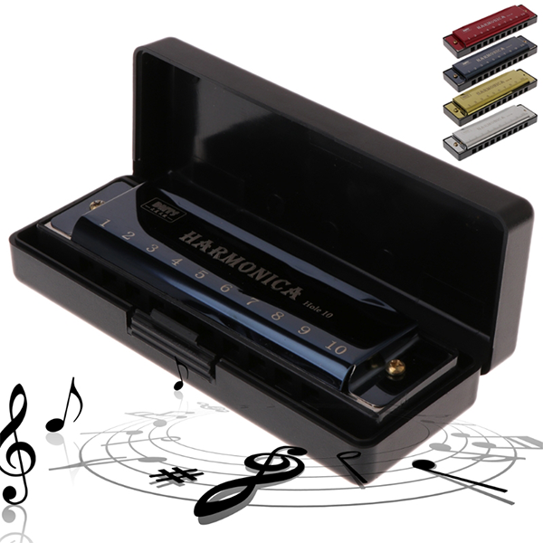 PROFESSIONAL HARMONICA IN C KEY WITH CASE