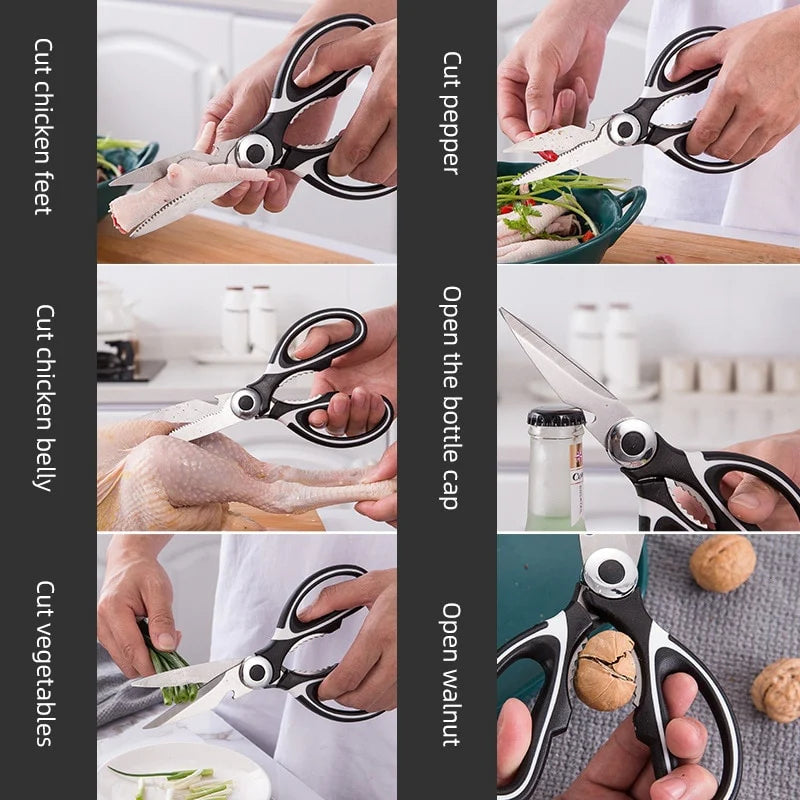 Stainless Steel Kitchen Household Bone Scissors