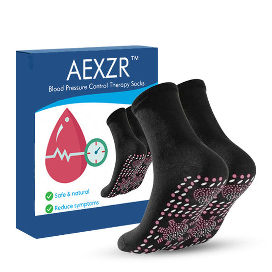 AEXZR™ Blood Pressure Control Therapy Socks - 👩‍⚕️ Recommended by Experts! 🔥 30-Days Money-Back Guarantee! 💰