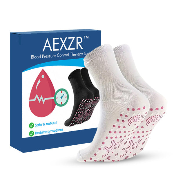 AEXZR™ Blood Pressure Control Therapy Socks - 👩‍⚕️ Recommended by Experts! 🔥 30-Days Money-Back Guarantee! 💰