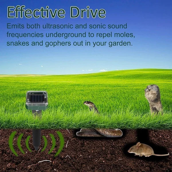 🔥49% OFF🔥Solar Power Mouse Mole Snakes Pest Rodent Repeller