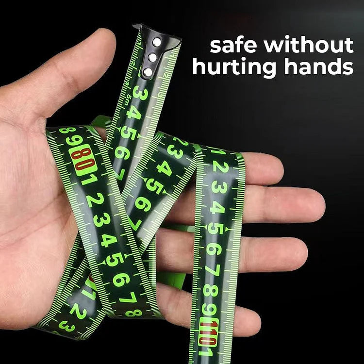 HOT SALE-50%OFF🔥Self-locking Fluorescent Steel Tape Measure