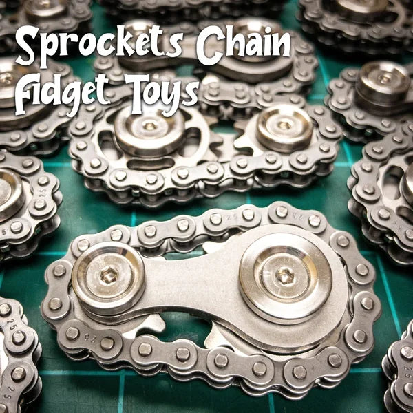 Sprockets Bicycle Chain Fidget Spinner Toys