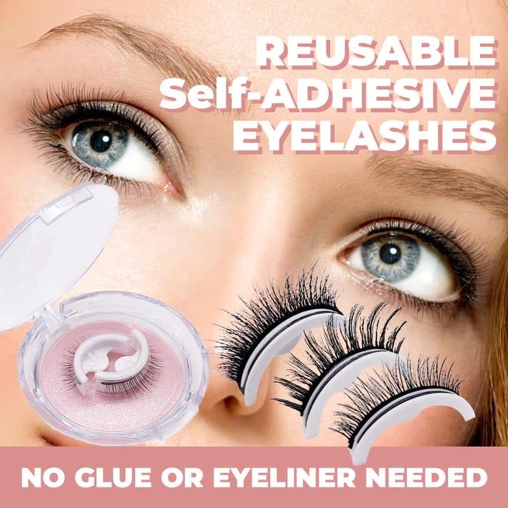 🔥Last Day 70% OFF🔥Reusable Adhesive Eyelashes