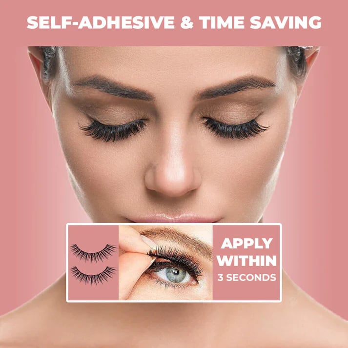 🔥Last Day 70% OFF🔥Reusable Adhesive Eyelashes