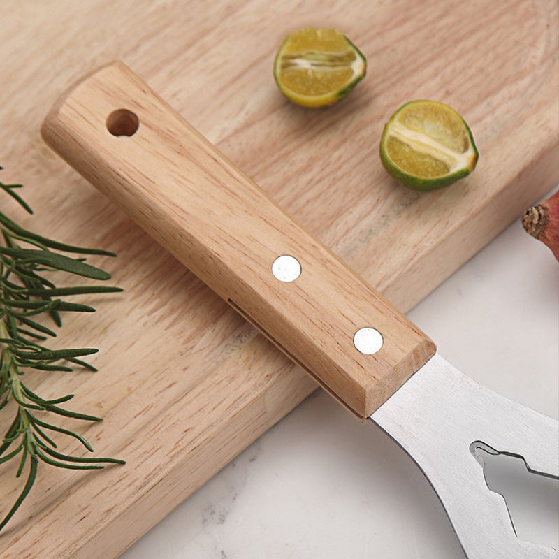 Multifunction Putty Knife with Wooden Handle