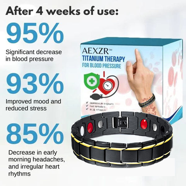 AEXZR™ Titanium Therapy Bracelet -Blood Sugar Regulation Bracelet