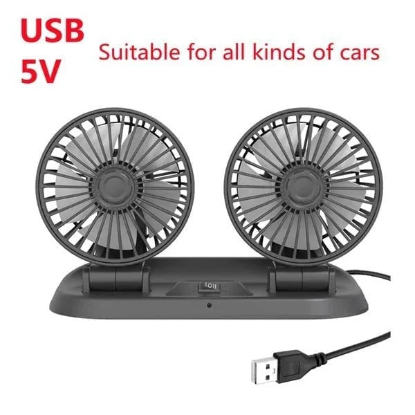 🔥Last Day Promotion🔥2023 Newly Double Cooling Car Fan