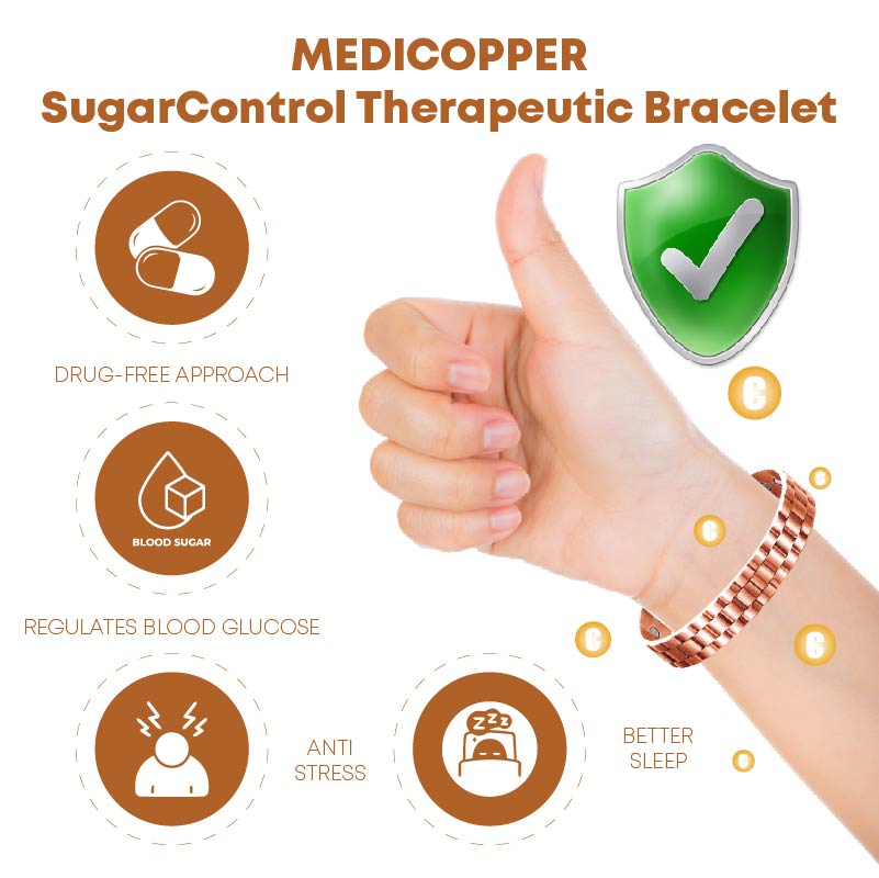 MediCopper SugarControl Therapeutic Bracelet