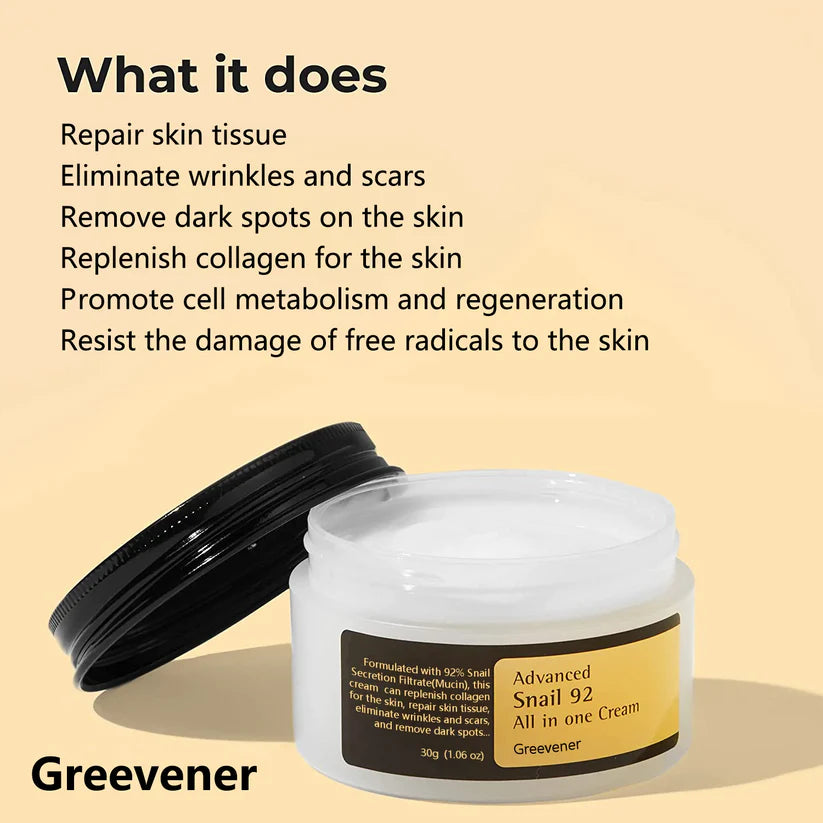 Greevener Korean Snail Collagen Lifting & Firming Cream(🔥🔥🔥Limited time offer last 30 minutes)